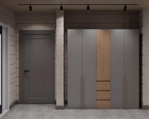 Прихожая _ дом из бруса. 04