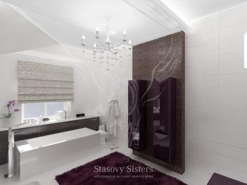 Наш проект хозяйской ванной комнаты в двухэтажном доме. 02