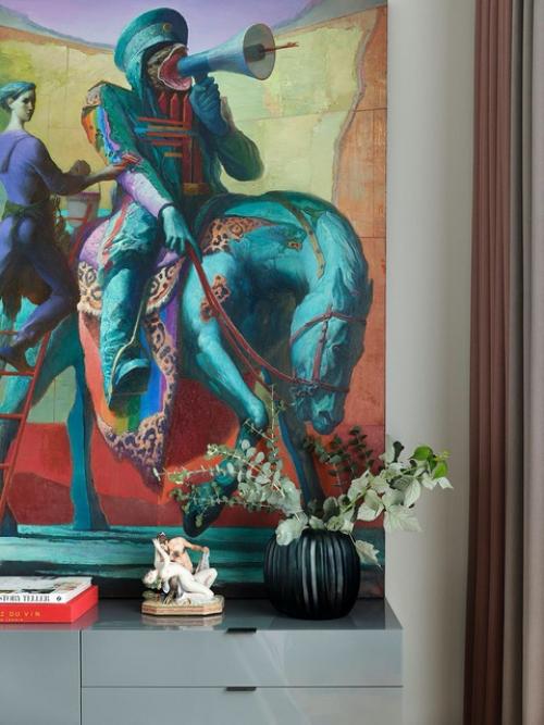 Реализованный интерьер квартиры, площадью 110 кв. 02