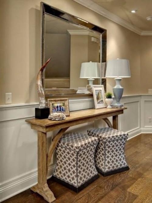 Столик - консоль в интерьере. 01 Столик - консоль в интерьере. 01