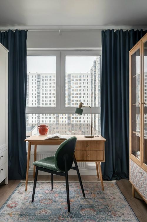 Цветной интерьер 1-комнатной квартиры 31, 2 м 2 (34, 1 м 2 с лоджией) в Люберцах, мо. 08