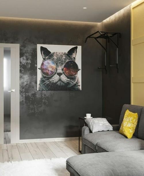 Стильный проект небольшой квартиры. 04