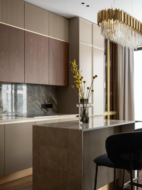 Реализованный интерьер квартиры, площадью 74, 5 кв. 02