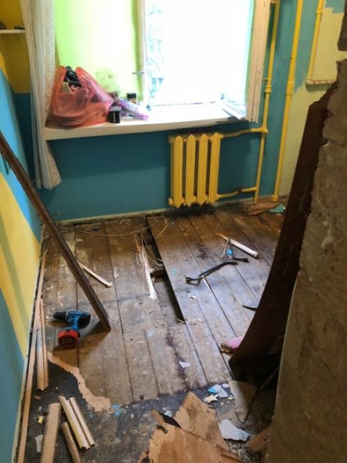 Ремонт в кухне хрущевки 5 кв. 02