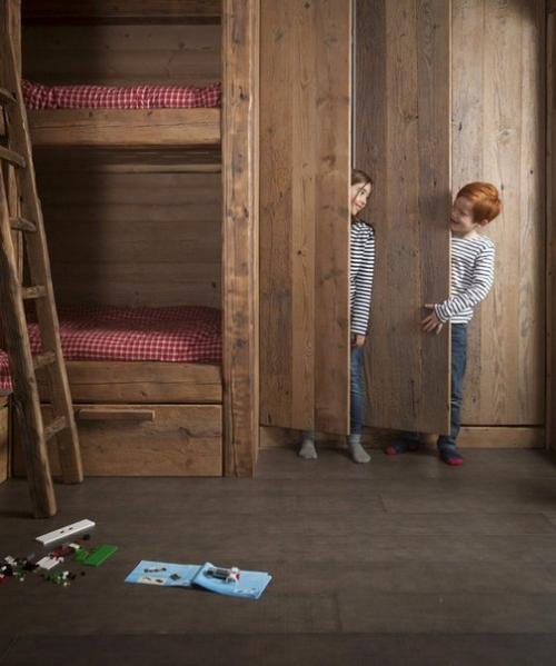 Квартира в стиле альпийского шале во Франции.