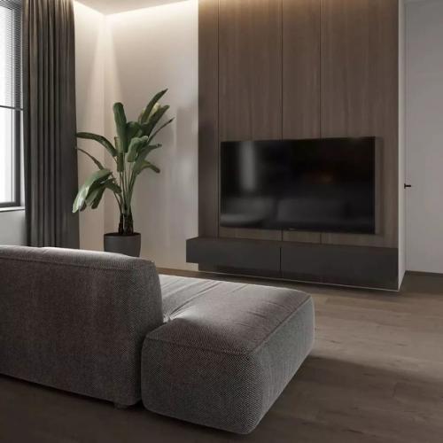 Сила, спокойствие, гармония - первые ассоциации, которые возникают, глядя на данный проект для молодой семьи. 05