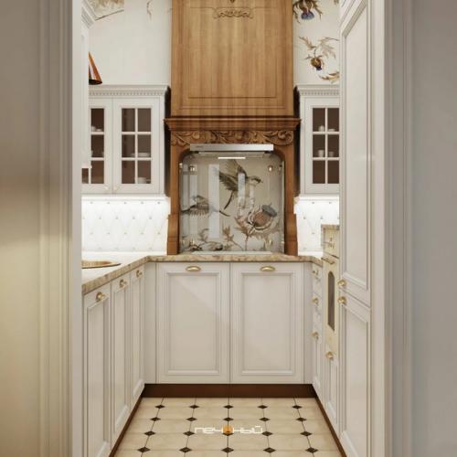 Интерьер однокомнатной квартиры в стиле эклектика от студии дизайна Печёный. 04