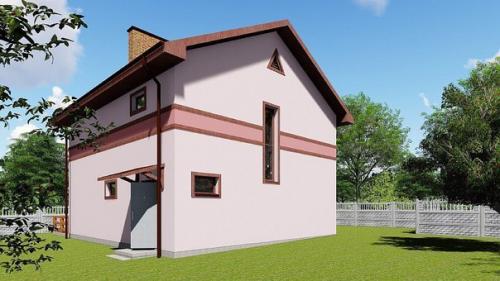 Эскиз проекта двухэтажного дома. 02