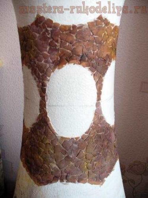 Античная напольная ваза своими руками - мастер-класс. 05