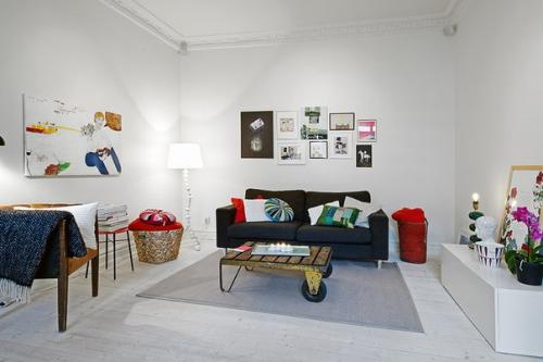 Трехкомнатная квартира в скандинавском стиле в Гетеборге, Швеция. 02