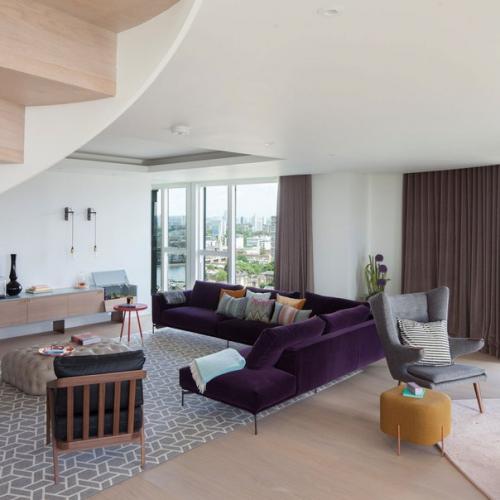 Двухэтажный пентхаус с панорамой на Лондон. 01