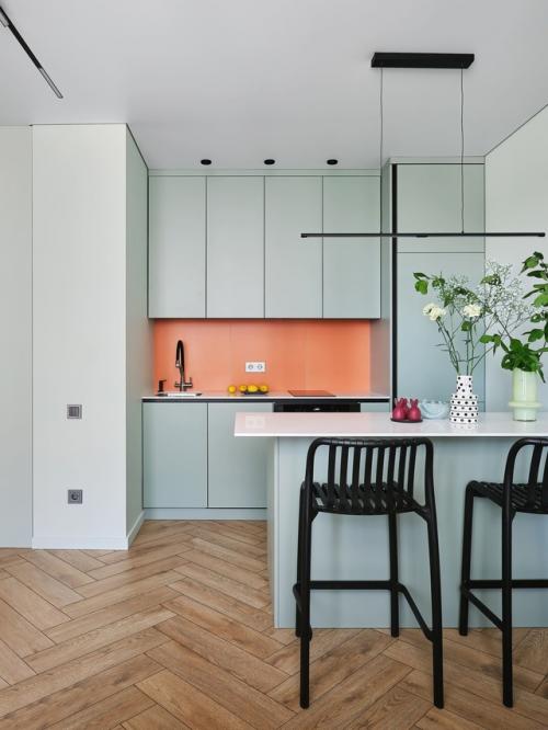 Интерьер 1-комнатной квартиры 36, 1 м 2 (40, 5 м 2 с балконом) в ЖК Никольский в Тюмени. 02