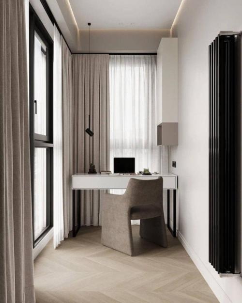 Просторная светлая спальня на 122 кв. 05