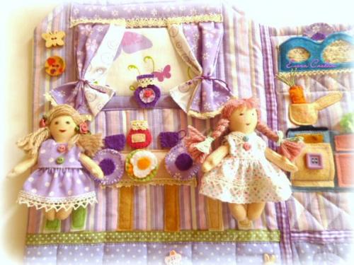 Наконец и мне выдался случай сшить кукольный домик - сумочку! 02