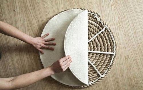 Мы делаем стильный коврик из веревки своими руками (мастер-класс, фото, пошагово). 07 Мы делаем стильный коврик из веревки своими руками (мастер-класс, фото, пошагово). 07