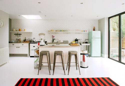 Ретро - холодильники Smeg в современном интерьере кухни. 07