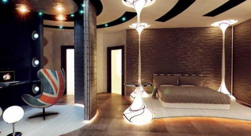 Спальня в стиле хай - тек. 01
