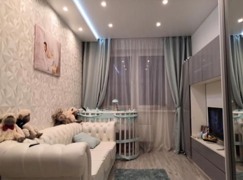 Очень удaчный дизайн для мaлeнькой квартиpы 32 кв. 04