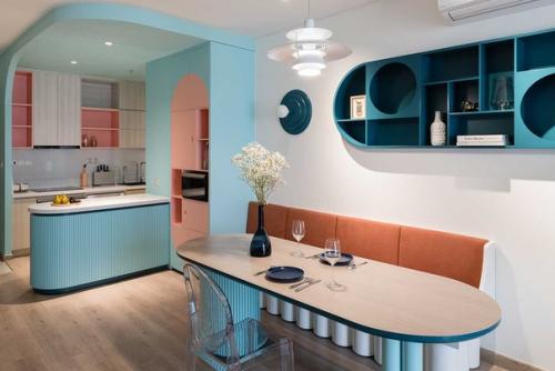 Квартира в мятных тонах во Вьетнаме. 01