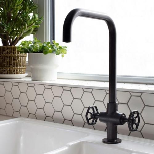 Современный дизайн кухни с элементами ретро - стиля. 05