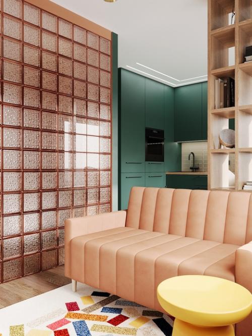 У нас тут интересный интерьер получился в проекте Дофамин, как находите? 02