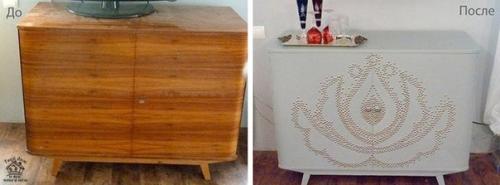 Как обновить старую тумбочку. 06