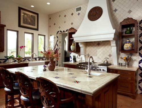 Кухня в средиземноморском стиле. 08