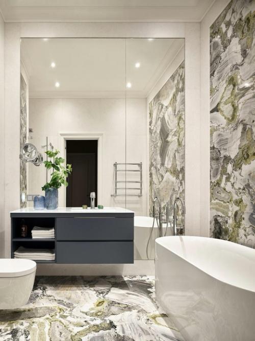 Реализованный интерьер квартиры, площадью 110 кв. 04