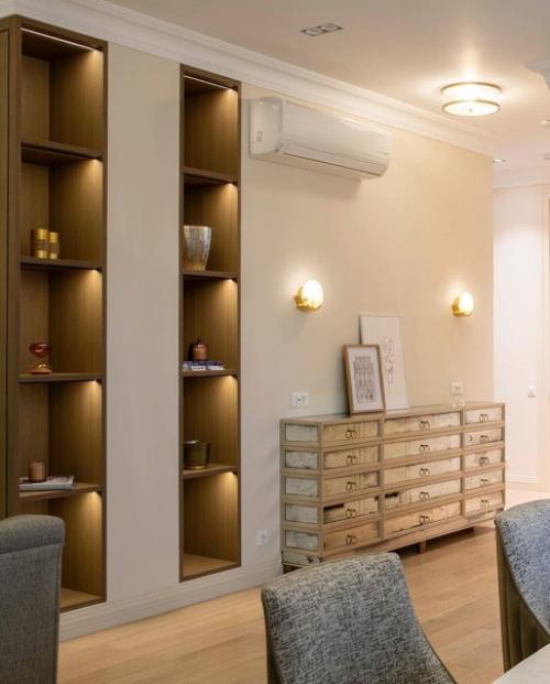 Светлый легкий интерьер квартиры, площадью - 90 кв. 09