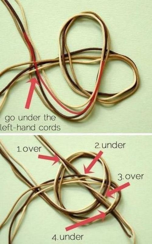 Мастер-класс - плетеный браслет. 03