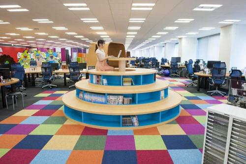 Проектное бюро Teamlab Architect оформило интерьер офиса Pixiv в Токио, Япония. 07