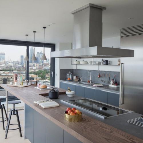 Двухэтажный пентхаус с панорамой на Лондон. 04