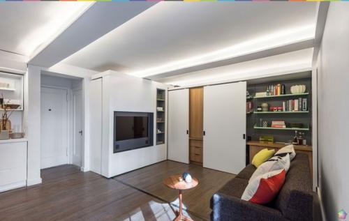 Квартира - трансформер под названием 5: 1 в манхэттене. 01