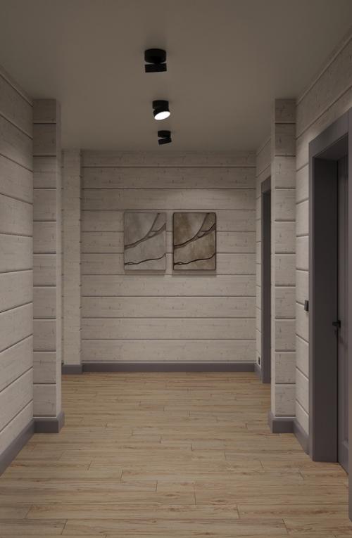 Прихожая _ дом из бруса. 06