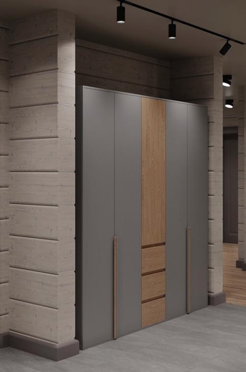 Прихожая _ дом из бруса. 05