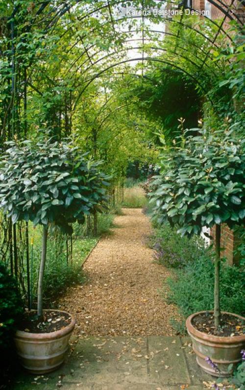 Живописное ущелье: дизайн - решения для узких мест на участке. 08