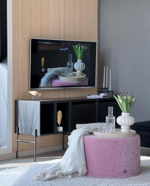 Интересный графичный интерьер в Норвегии. 05