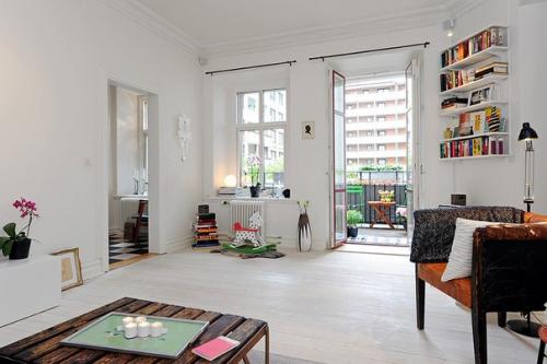 Трехкомнатная квартира в скандинавском стиле в Гетеборге, Швеция. 03