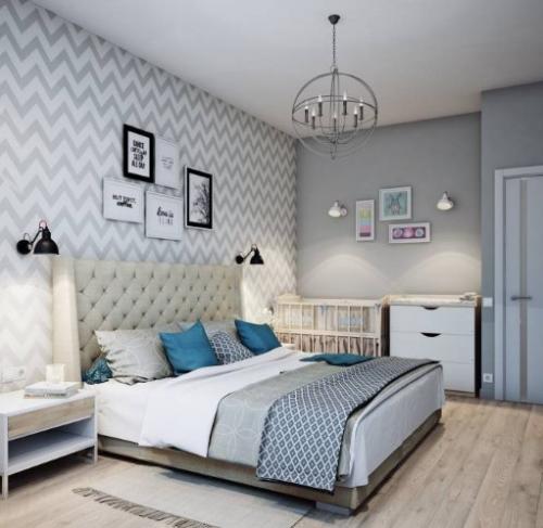 Интерьер однокомнатной квартиры в скандинавском стиле. 06