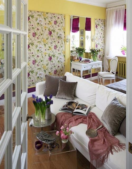 Неповторимый солнечный интерьер однушки. 04