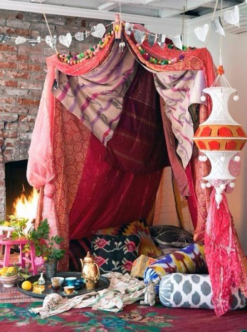 Как сделать подвесной вигвам своими руками. 05