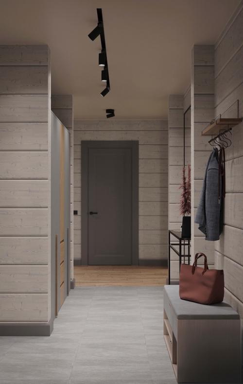 Прихожая _ дом из бруса. 03