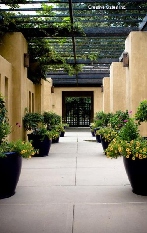 Живописное ущелье: дизайн - решения для узких мест на участке. 02