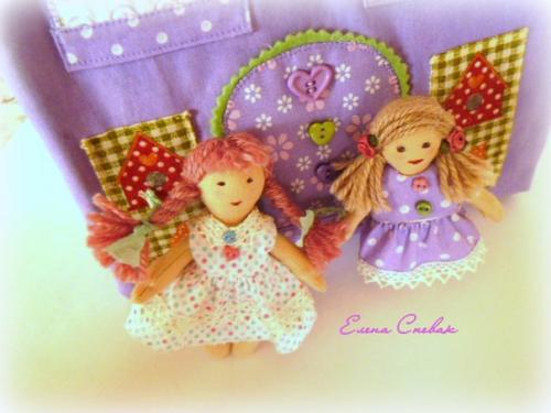 Наконец и мне выдался случай сшить кукольный домик - сумочку! 08