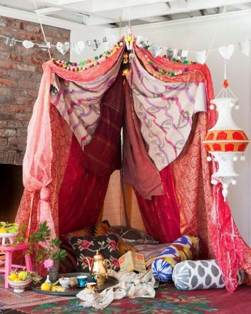 Как сделать подвесной вигвам своими руками. 04