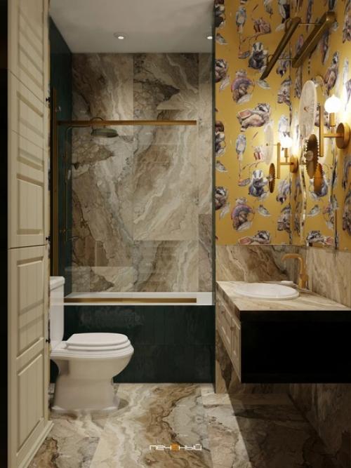 Интерьер однокомнатной квартиры в стиле эклектика от студии дизайна Печёный. 09