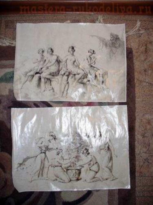 Античная напольная ваза своими руками - мастер-класс. 02