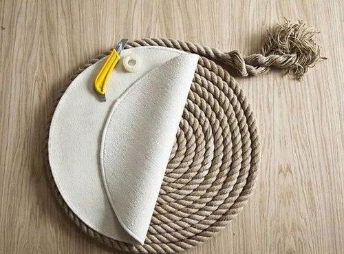 Мы делаем стильный коврик из веревки своими руками (мастер-класс, фото, пошагово). 06 Мы делаем стильный коврик из веревки своими руками (мастер-класс, фото, пошагово). 06