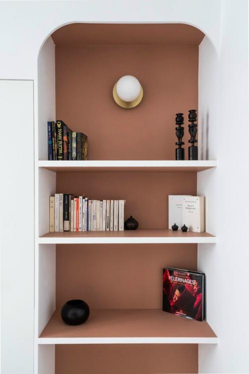 Интерьер компактной французской однушки 32 м 2 для девушки - студентки. 09