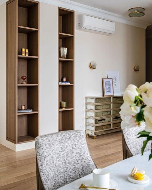 Светлый легкий интерьер квартиры, площадью - 90 кв. 01